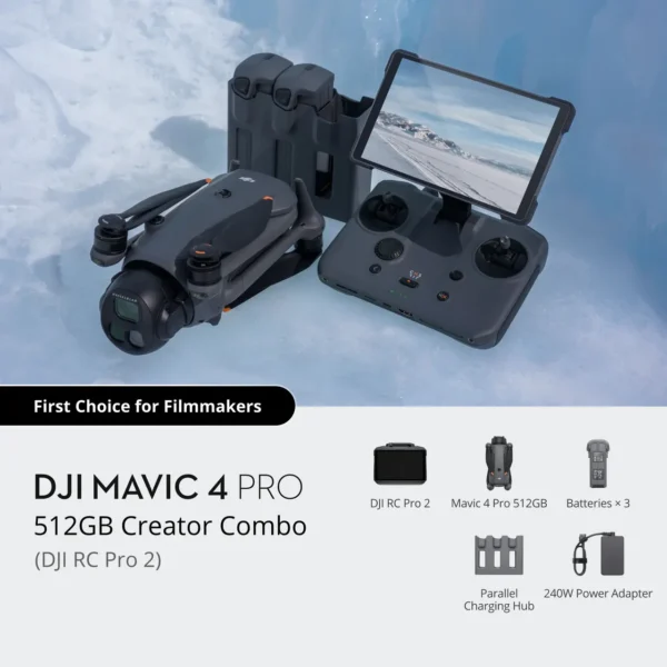 DJI Mavic 4 Pro Creator Combo Smart RC, 512GB Variant